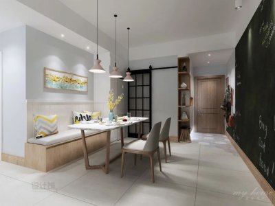 进门就是餐厅要怎么设计 开门见餐厅户型如何隔断造型