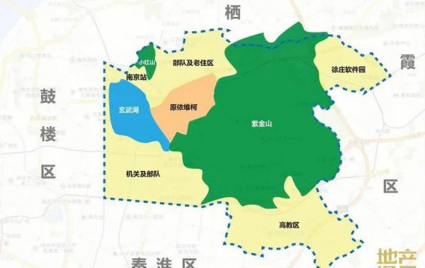 南京主城区是哪几个区