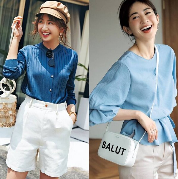 蓝色显白吗怎么搭配