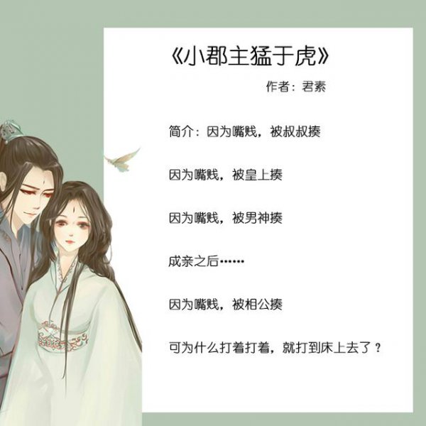 有什么女追男古言小说推荐的