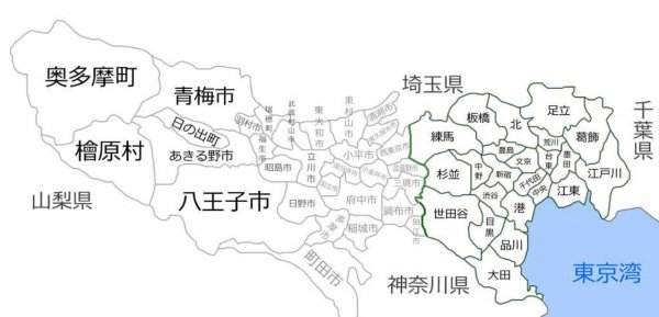 东京都和东京的区别