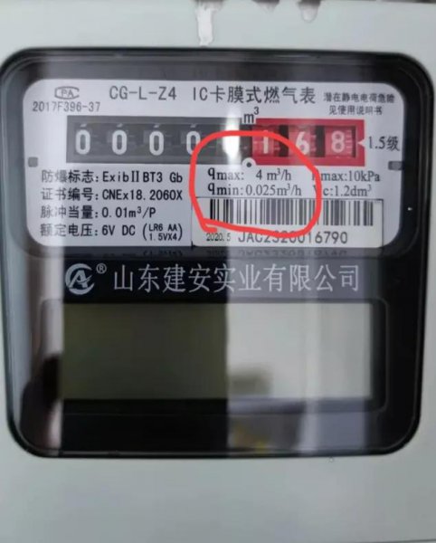 家用燃气表怎么看图解