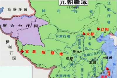 元朝国土面积有多大 明朝继任后剩下的领土都去哪儿了