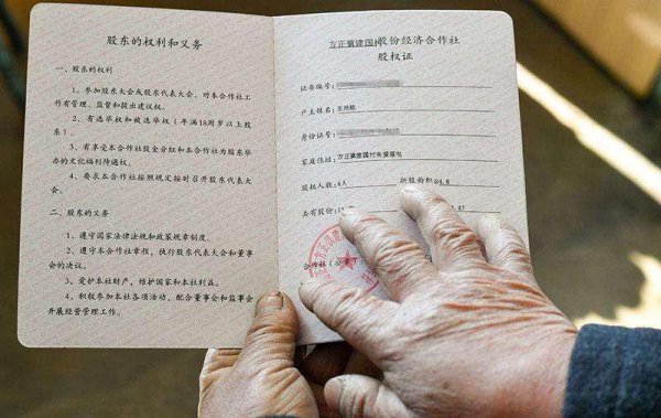 农村集体经济组织股权证什么意思