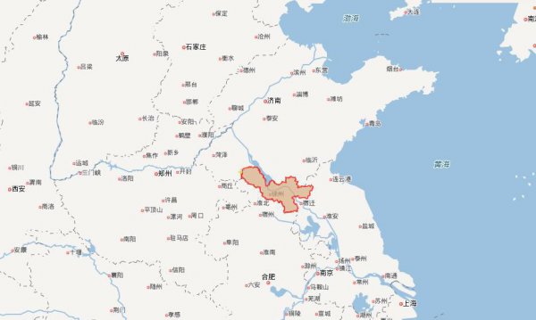 徐州什么时候从山东划到江苏的