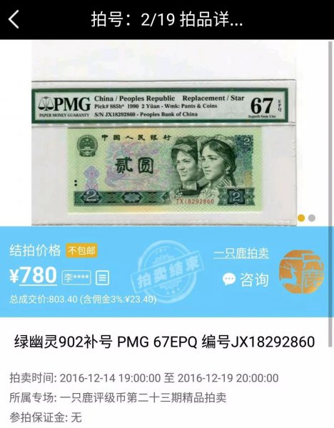 2元纸币回收价格表1990