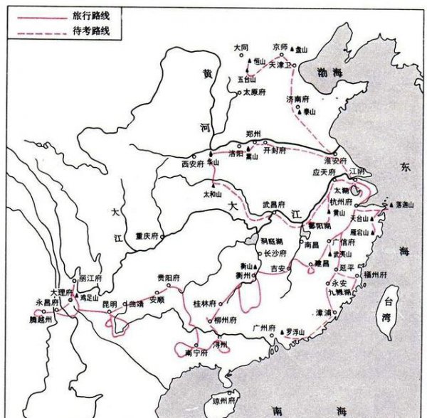 徐霞客靠什么在外游历三十多年