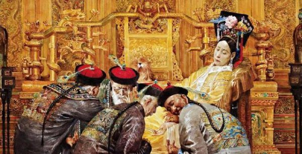 慈禧太后在光绪帝后一天去世