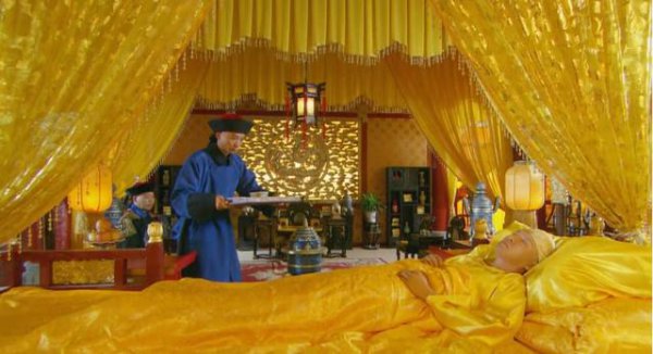 慈禧太后在光绪帝后一天去世