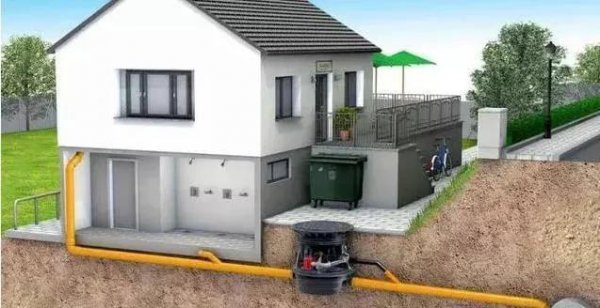 城市小区排泄物都冲到哪里