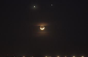 太阳升起时出现的行星