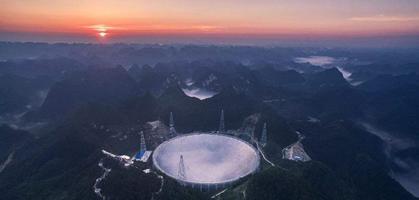 中国FAST天眼射电望远镜