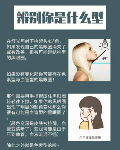 熊猫眼怎么消除小方法