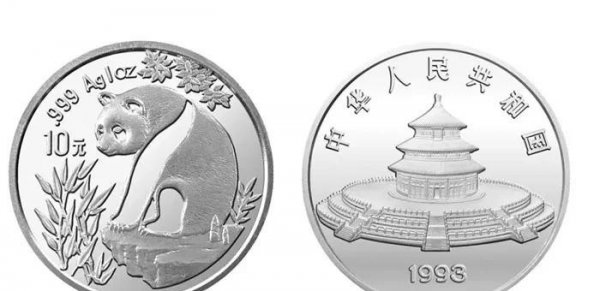 熊猫纪念银币10元现在市场价