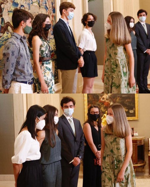 西班牙莱昂诺尔公主小时候