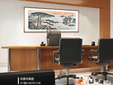 办公室适合挂什么字画合适 适合公司的书法字画内容