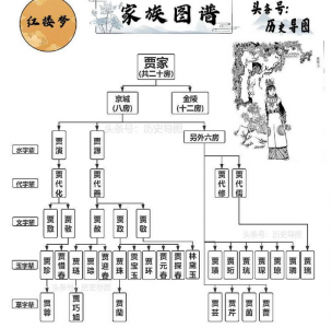 红楼梦人物关系图超清大图 红楼梦人物关系梳理完整版