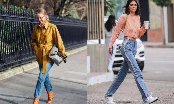 蓝色牛仔裤配什么颜色上衣