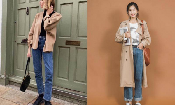 蓝色牛仔裤配什么颜色上衣