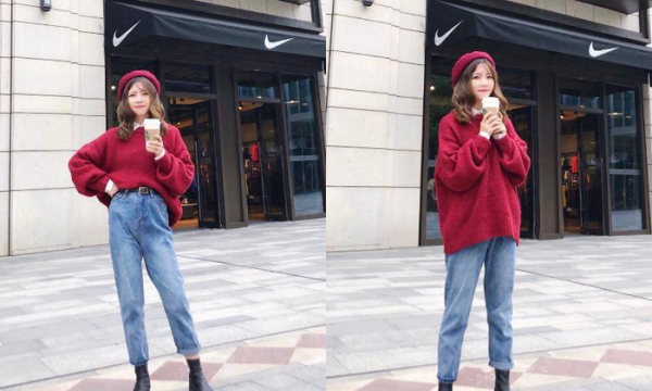 蓝色牛仔裤配什么颜色上衣