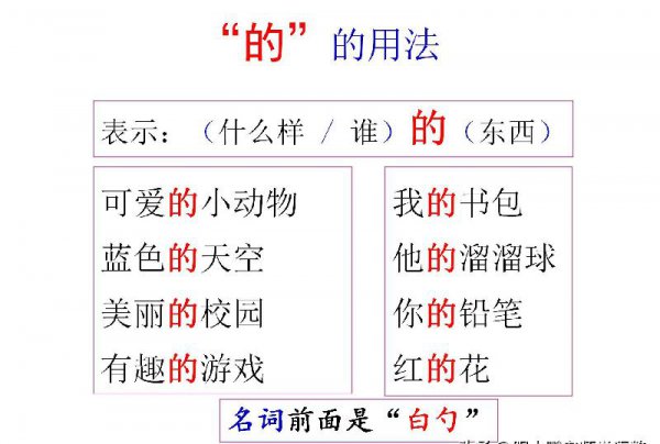 地和的的区别及用法