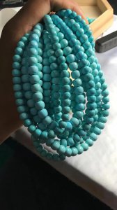 绿松石一会不带就泛白 绿松石不盘就变白变干