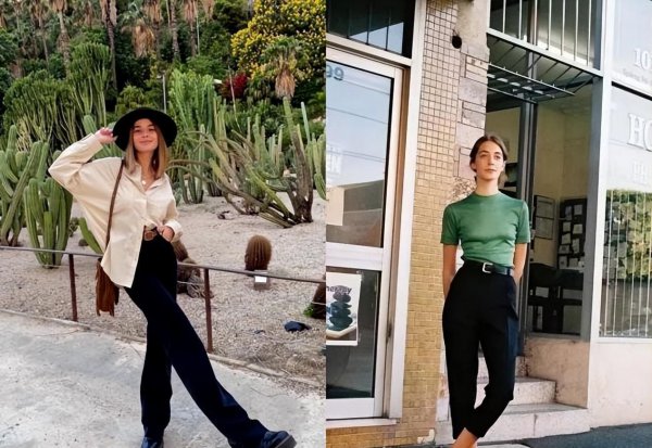 直筒裤和阔腿裤的区别图解