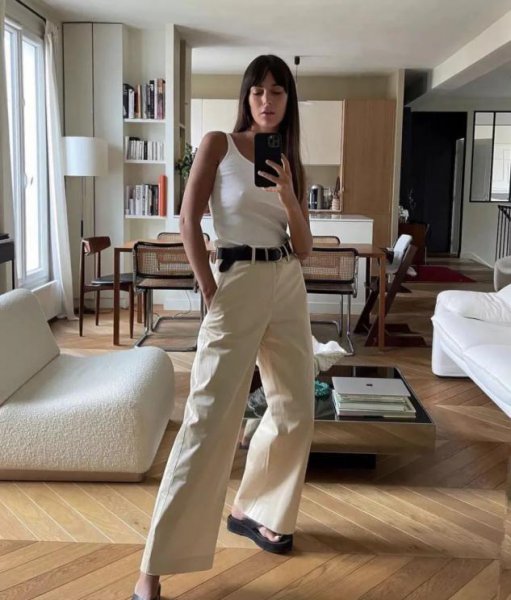 直筒裤和阔腿裤的区别图解