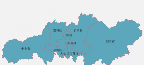 长沙有哪几个区