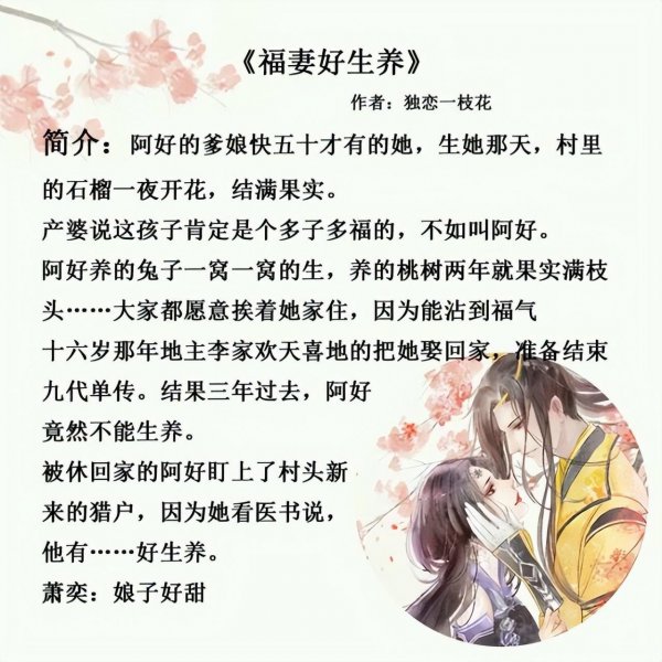 强烈推荐看了n遍的古言宠文