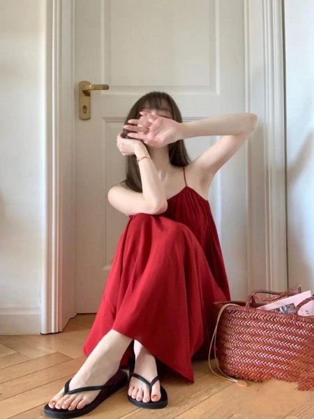 红裙子配什么鞋子好看