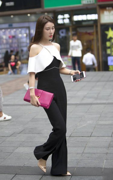 连体裤搭配什么鞋子好看