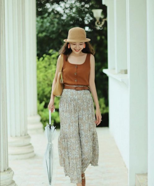 花裙子配什么上衣好看图片