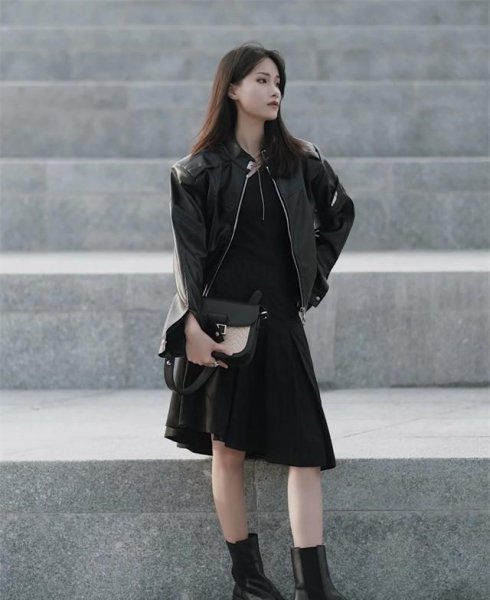 150矮个子腿粗的穿衣图