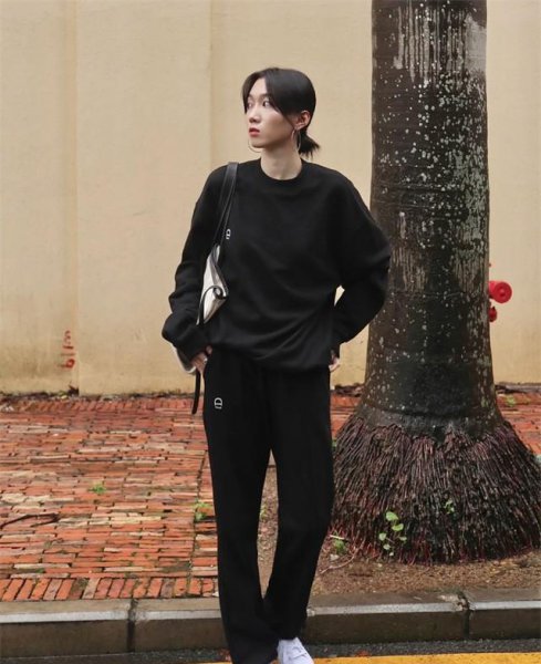 150矮个子腿粗的穿衣图