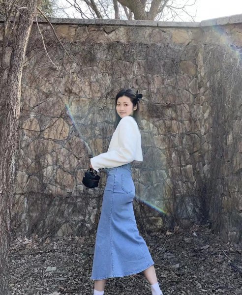 鱼尾裙配什么鞋好看