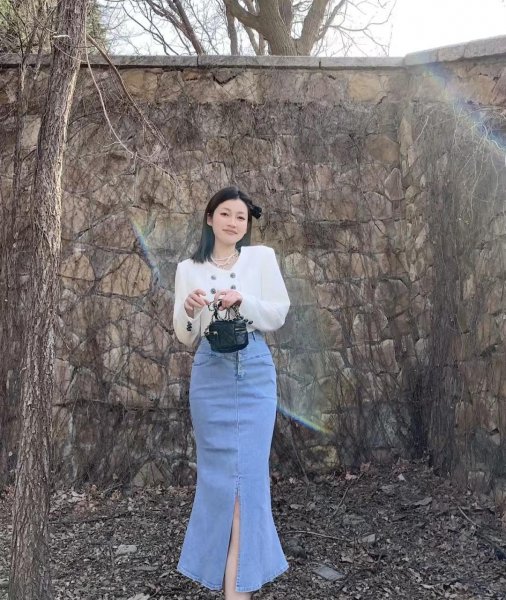 鱼尾裙配什么鞋好看