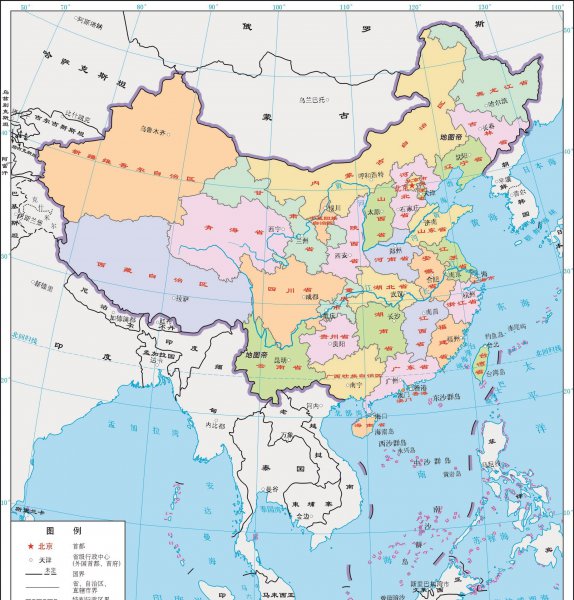 尼泊尔地理位置地图