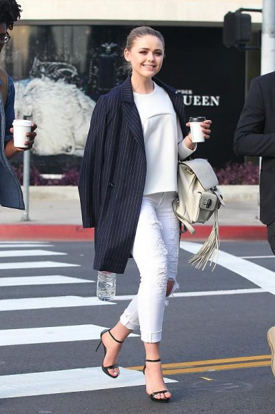 七分裤的搭配图片