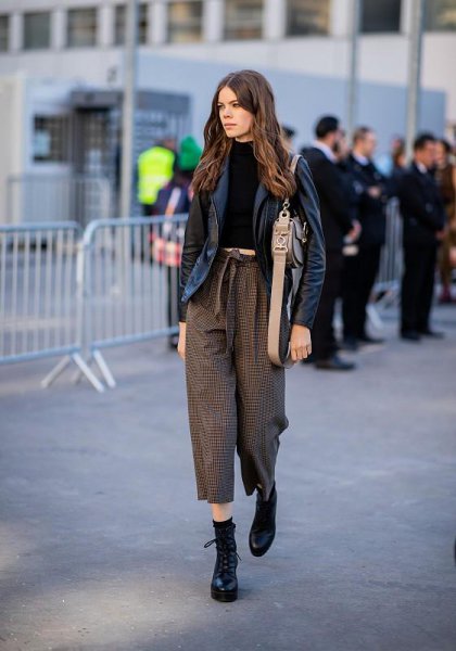 七分裤的搭配图片