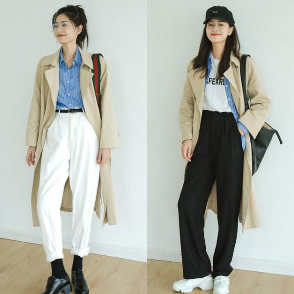 卡其色外套配什么颜色内搭好看