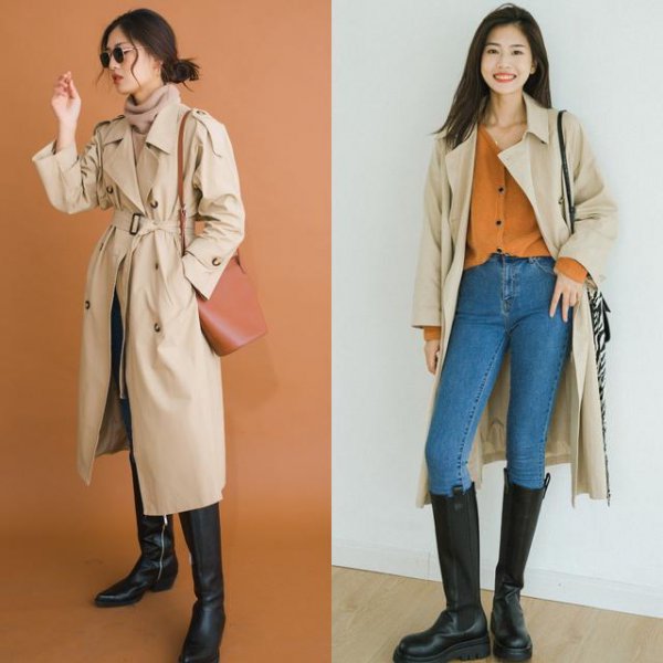卡其色外套配什么颜色内搭好看