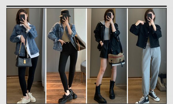 牛仔外套最佳搭配图片