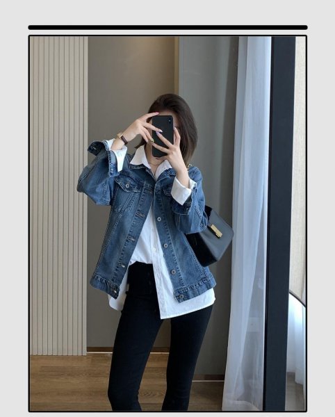 牛仔外套最佳搭配图片