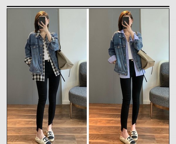 牛仔外套最佳搭配图片