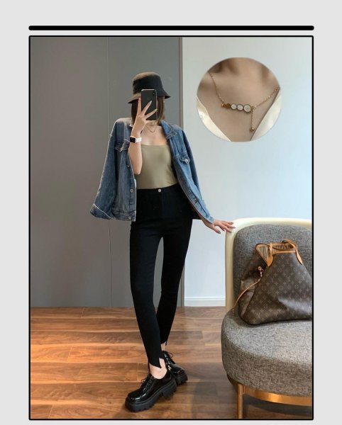 牛仔外套最佳搭配图片