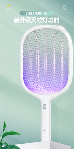 电蚊拍电池是几伏