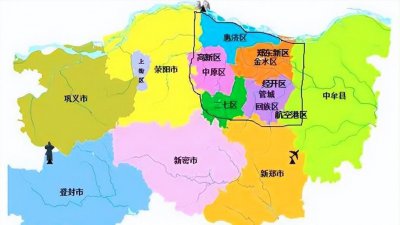 河南省郑州有哪几个区 郑州6区5市1县分布情况