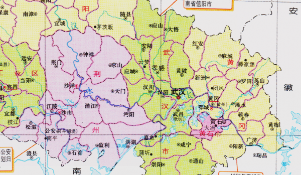 荆门属于湖北哪个市