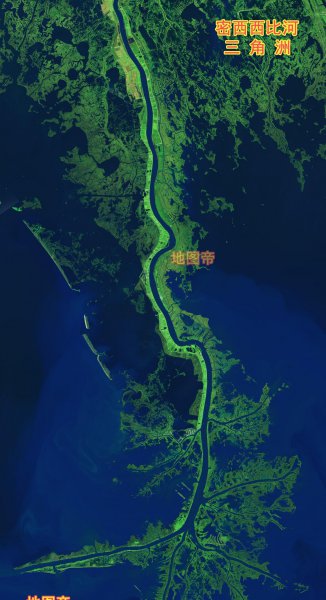 密西西比河流向